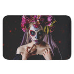 Calavera Girl Day of The Dead Print Indoor Door Mat