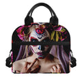 Calavera Girl Day of The Dead Print Insulated Lunch Bag
