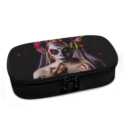 Calavera Girl Day of The Dead Print Insulin Cooler Travel Case