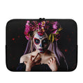Calavera Girl Day of The Dead Print Laptop Sleeve