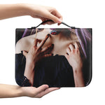 Calavera Girl Day of The Dead Print Leather Bible Cover