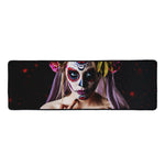 Calavera Girl Day of The Dead Print Long Kitchen Mat