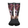 Calavera Girl Day of The Dead Print Long Socks