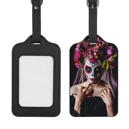 Calavera Girl Day of The Dead Print Luggage Tag