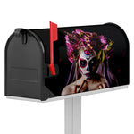 Calavera Girl Day of The Dead Print Mailbox Cover