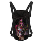 Calavera Girl Day of The Dead Print Pet Carrier Backpack