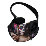 Calavera Girl Day of The Dead Print Pet Sling Carrier
