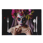 Calavera Girl Day of The Dead Print Placemat