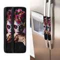 Calavera Girl Day of The Dead Print Refrigerator Handle Covers