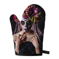 Calavera Girl Day of The Dead Print Single Oven Mitt