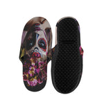 Calavera Girl Day of The Dead Print Slippers