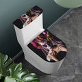 Calavera Girl Day of The Dead Print Toilet Lid And Tank Cover Set