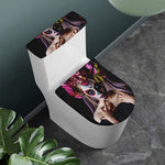 Calavera Girl Day of The Dead Print Toilet Lid And Tank Cover Set
