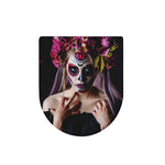Calavera Girl Day of The Dead Print Toilet Lid Cover