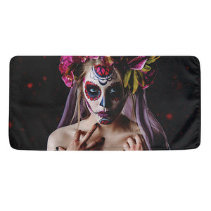 Calavera Girl Day of The Dead Print Towel