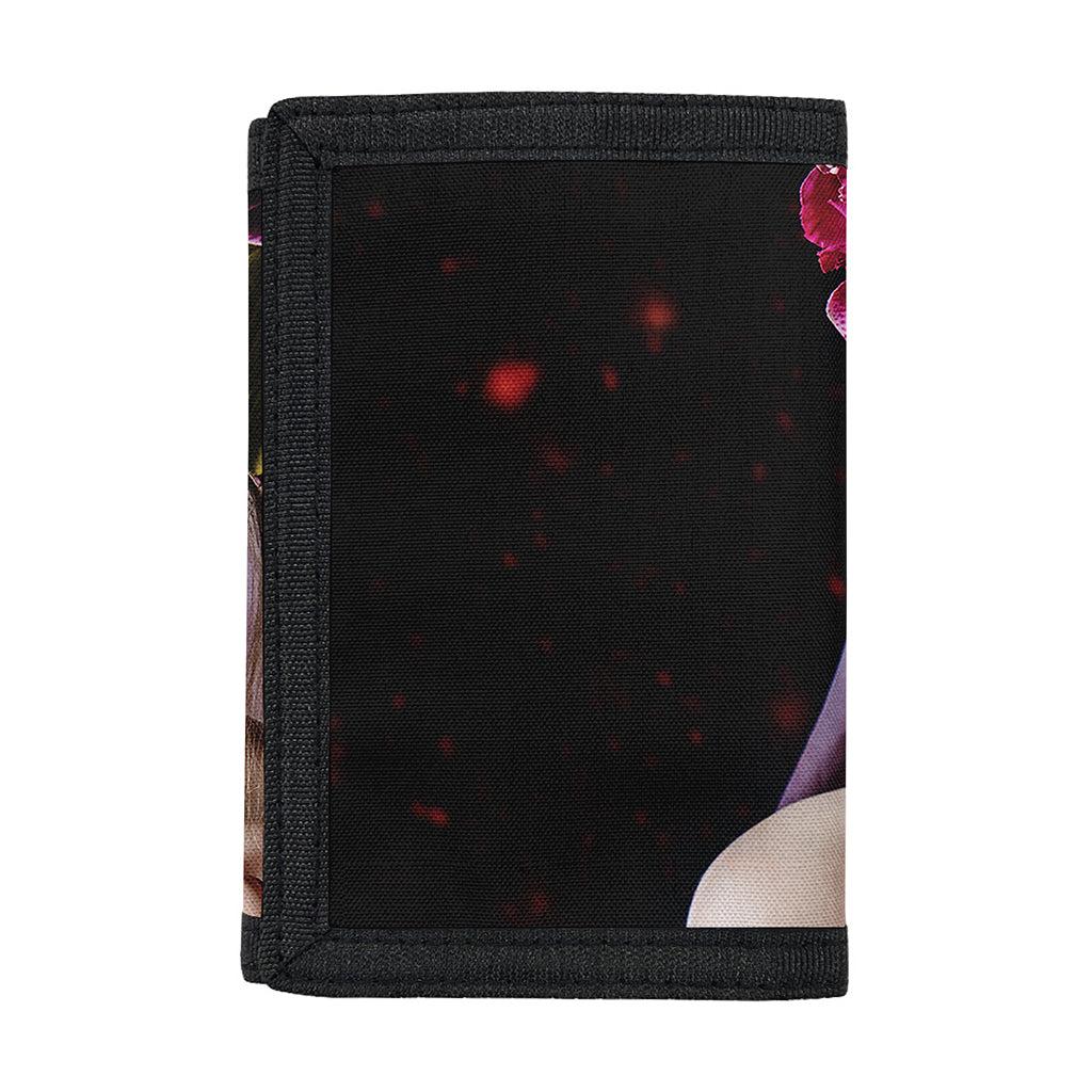 Calavera Girl Day of The Dead Print Trifold Wallet