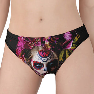 Calavera Girl Day of The Dead Print Women's Panties