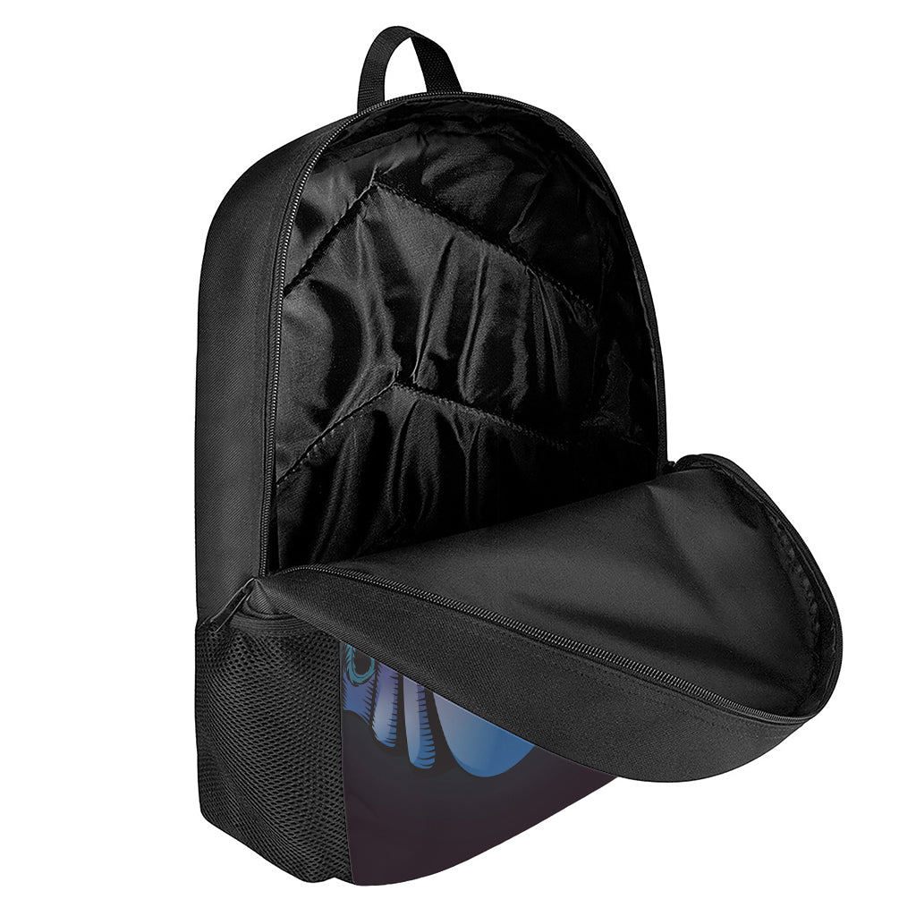 Calavera Girl Dia De Los Muertos Print 17 Inch Backpack