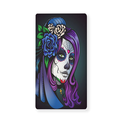 Calavera Girl Dia De Los Muertos Print Baby Crib Sheet