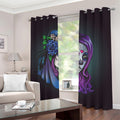 Calavera Girl Dia De Los Muertos Print Dimout Grommet Curtains