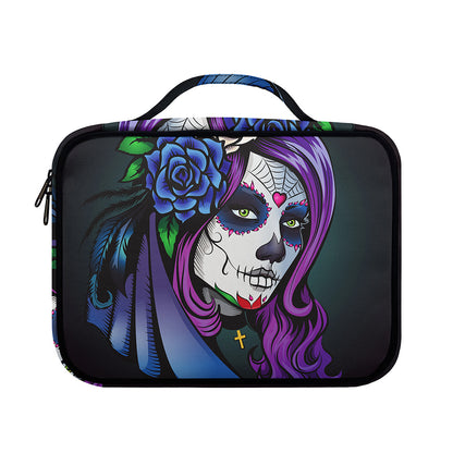 Calavera Girl Dia De Los Muertos Print Briefcase Bible Bag