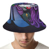 Calavera Girl Dia De Los Muertos Print Bucket Hat