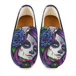 Calavera Girl Dia De Los Muertos Print Casual Shoes