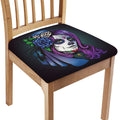 Calavera Girl Dia De Los Muertos Print Chair Cushion Cover