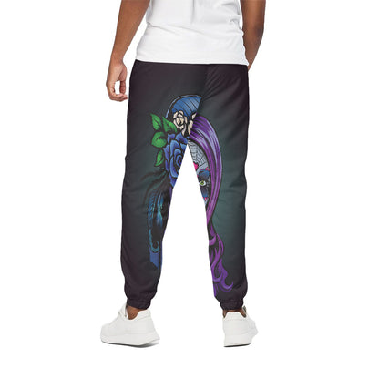 Calavera Girl Dia De Los Muertos Print Cotton Pants