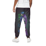 Calavera Girl Dia De Los Muertos Print Cotton Pants
