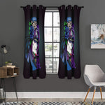 Calavera Girl Dia De Los Muertos Print Curtain