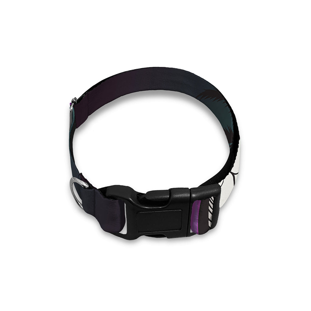 Calavera Girl Dia De Los Muertos Print Dog Collar