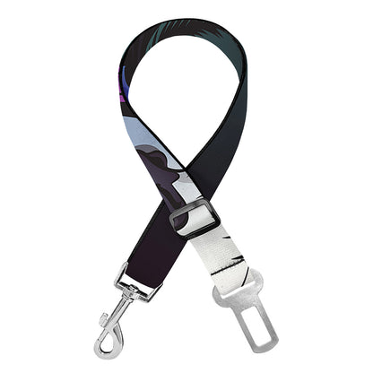 Calavera Girl Dia De Los Muertos Print Dog Seat Belt