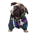 Calavera Girl Dia De Los Muertos Print Dog Zip Up Hoodie