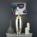 Calavera Girl Dia De Los Muertos Print Drum Lamp Shade