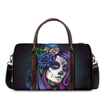 Calavera Girl Dia De Los Muertos Print Duffle Bag