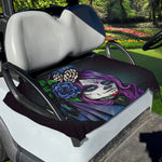 Calavera Girl Dia De Los Muertos Print Golf Cart Seat Cover