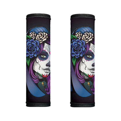 Calavera Girl Dia De Los Muertos Print Handle Covers