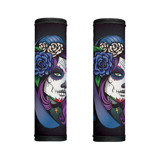 Calavera Girl Dia De Los Muertos Print Handle Covers