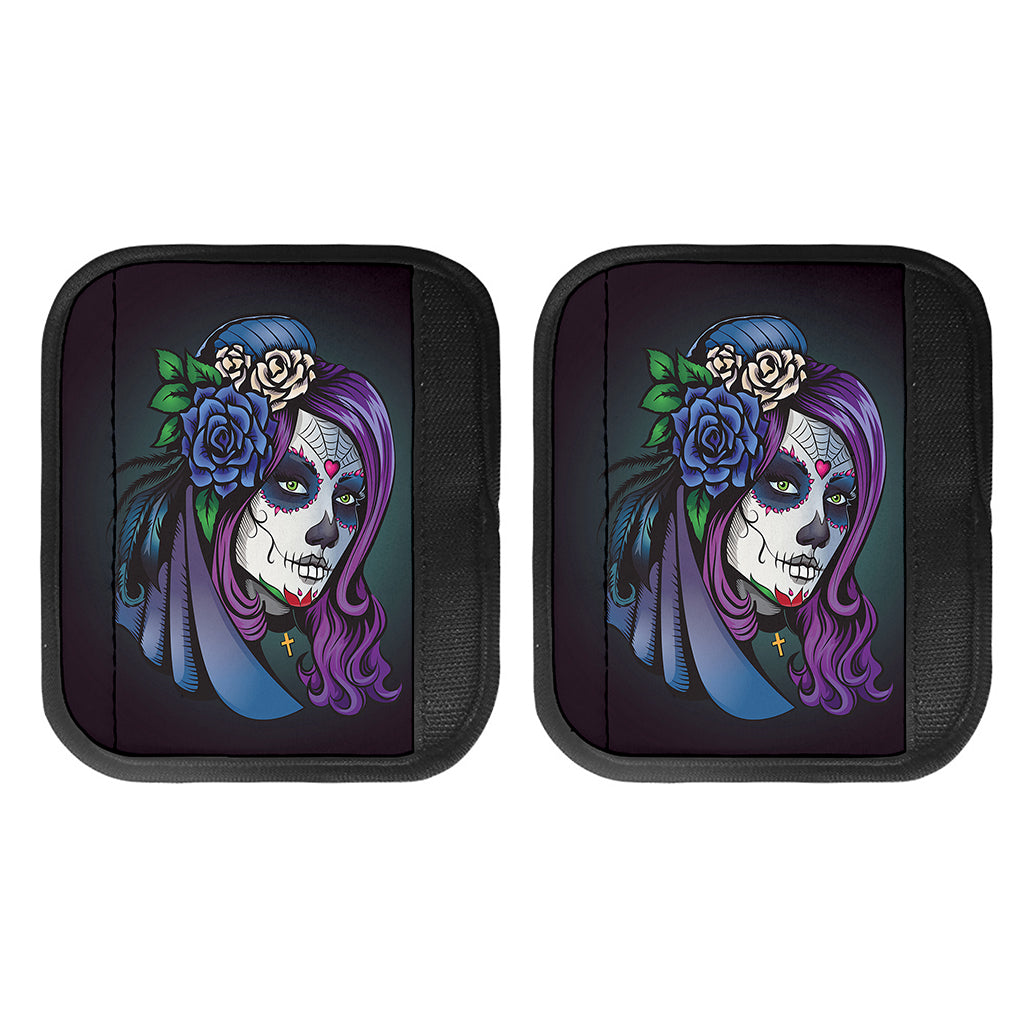 Calavera Girl Dia De Los Muertos Print Handle Covers