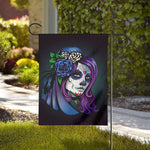 Calavera Girl Dia De Los Muertos Print House Flag