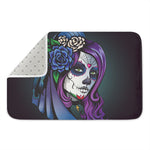 Calavera Girl Dia De Los Muertos Print Indoor Door Mat