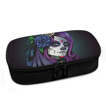 Calavera Girl Dia De Los Muertos Print Insulin Cooler Travel Case