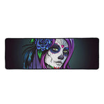 Calavera Girl Dia De Los Muertos Print Long Kitchen Mat