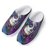 Calavera Girl Dia De Los Muertos Print Mesh Casual Shoes