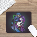 Calavera Girl Dia De Los Muertos Print Mouse Pad