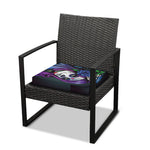 Calavera Girl Dia De Los Muertos Print Outdoor Seat Cushion Cover