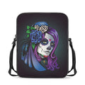 Calavera Girl Dia De Los Muertos Print Rectangular Crossbody Bag