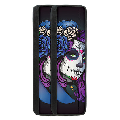 Calavera Girl Dia De Los Muertos Print Refrigerator Handle Covers
