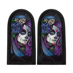 Calavera Girl Dia De Los Muertos Print Skillet Handle Cover